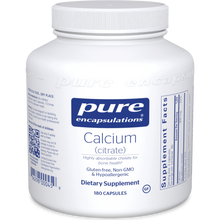 Calcium Citrate 150 mg 180 Capsules by Pure Encapsulations