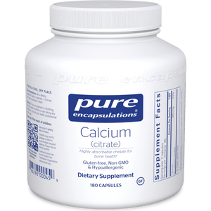 Calcium Citrate 150 mg 180 Capsules by Pure Encapsulations