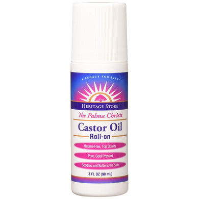 Castor Oil Roll-on 3 oz by Heritage