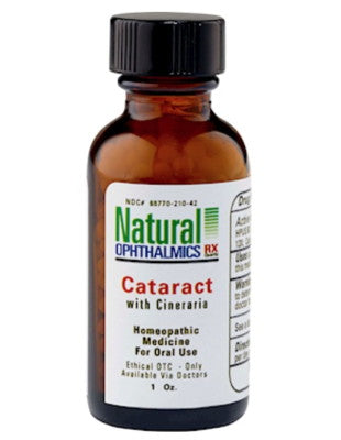 Cataract with Cineraria Pellets 1 oz by Natural Ophthalmics