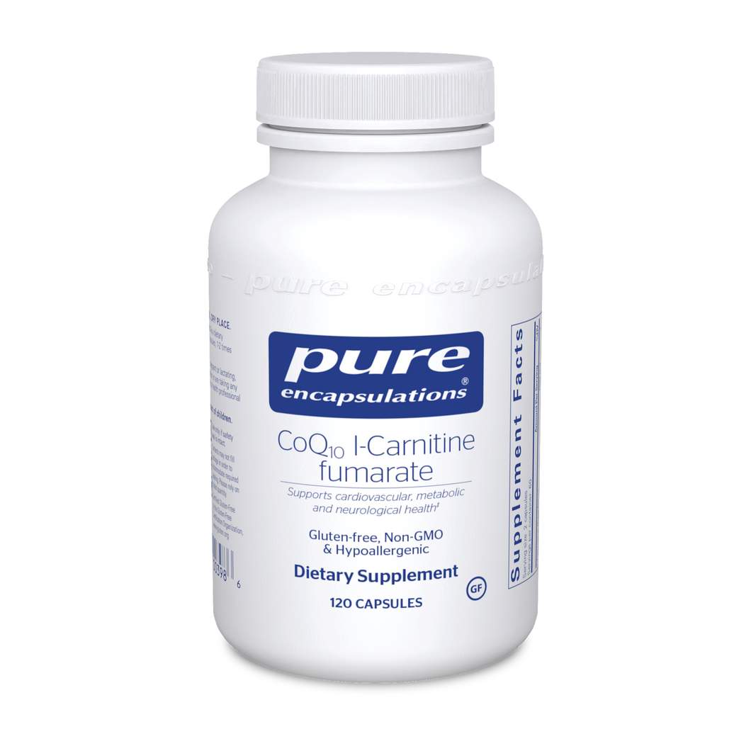 CoQ10 L-Carnitine Fumarate - 120 Capsules by Pure Encapsulations