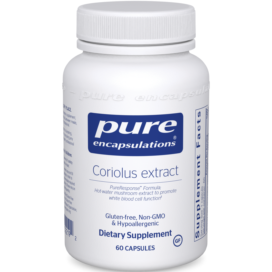 Coriolus extract 60 Capsules by Pure Encapsulations