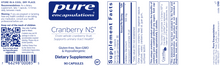 Cranberry NS 500 mg by Pure Encapsulations