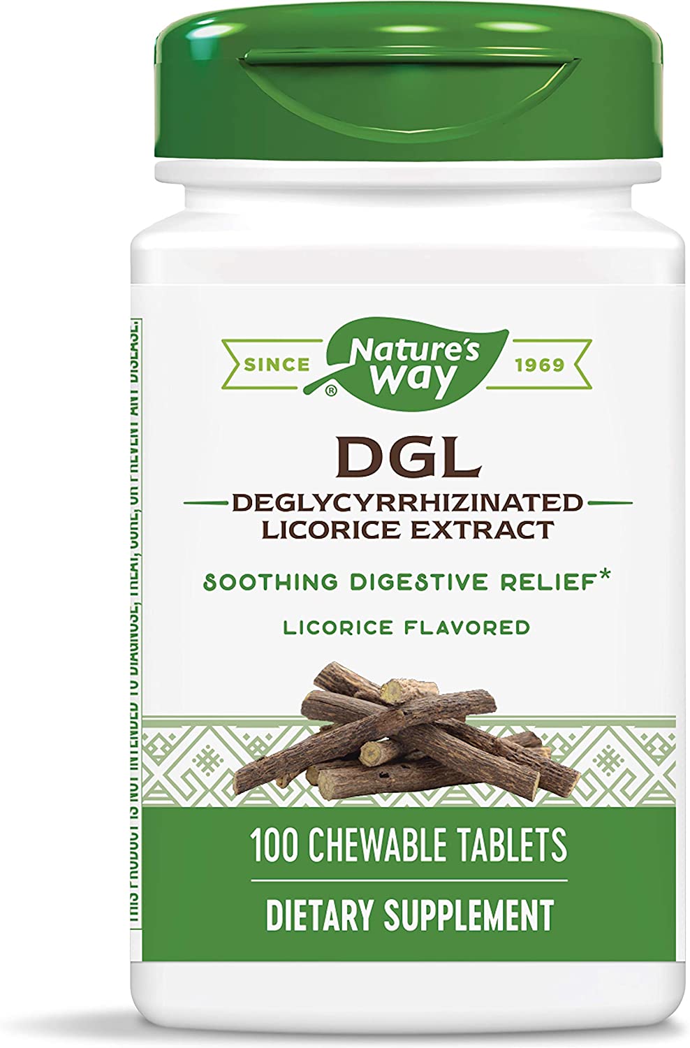 DGL 100 chewable tablets by Nature's Way