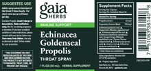 Echinacea Goldenseal Throat Spray 1 oz by Gaia Herbs