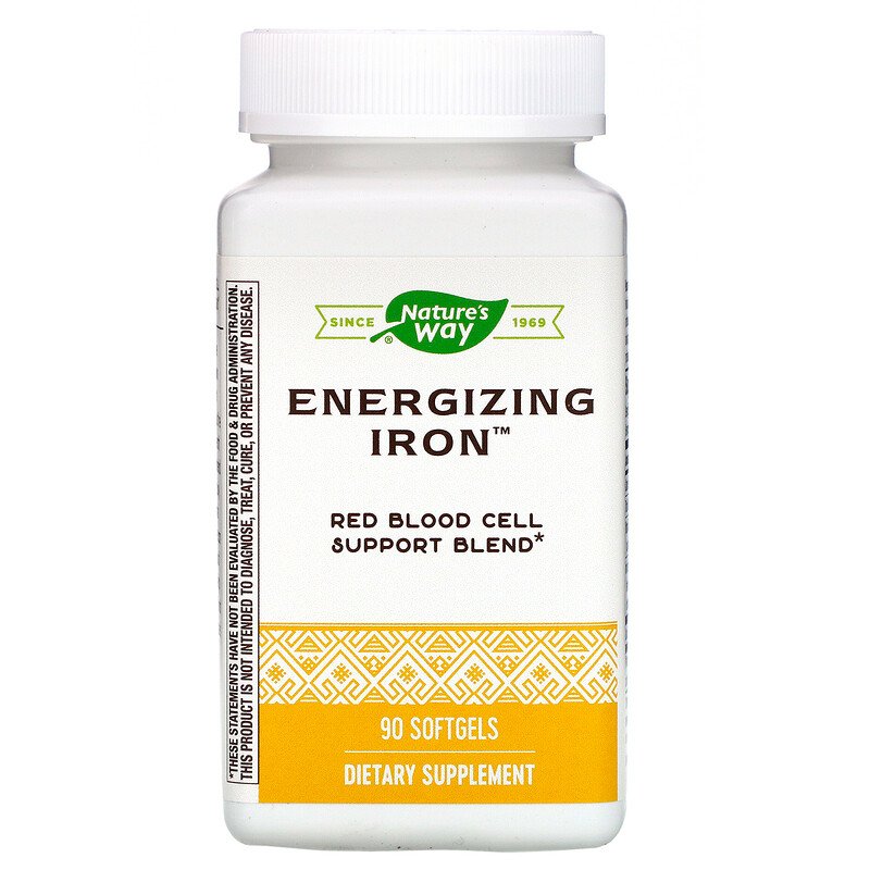 Energizing Iron 90 softgels by Nature's Way