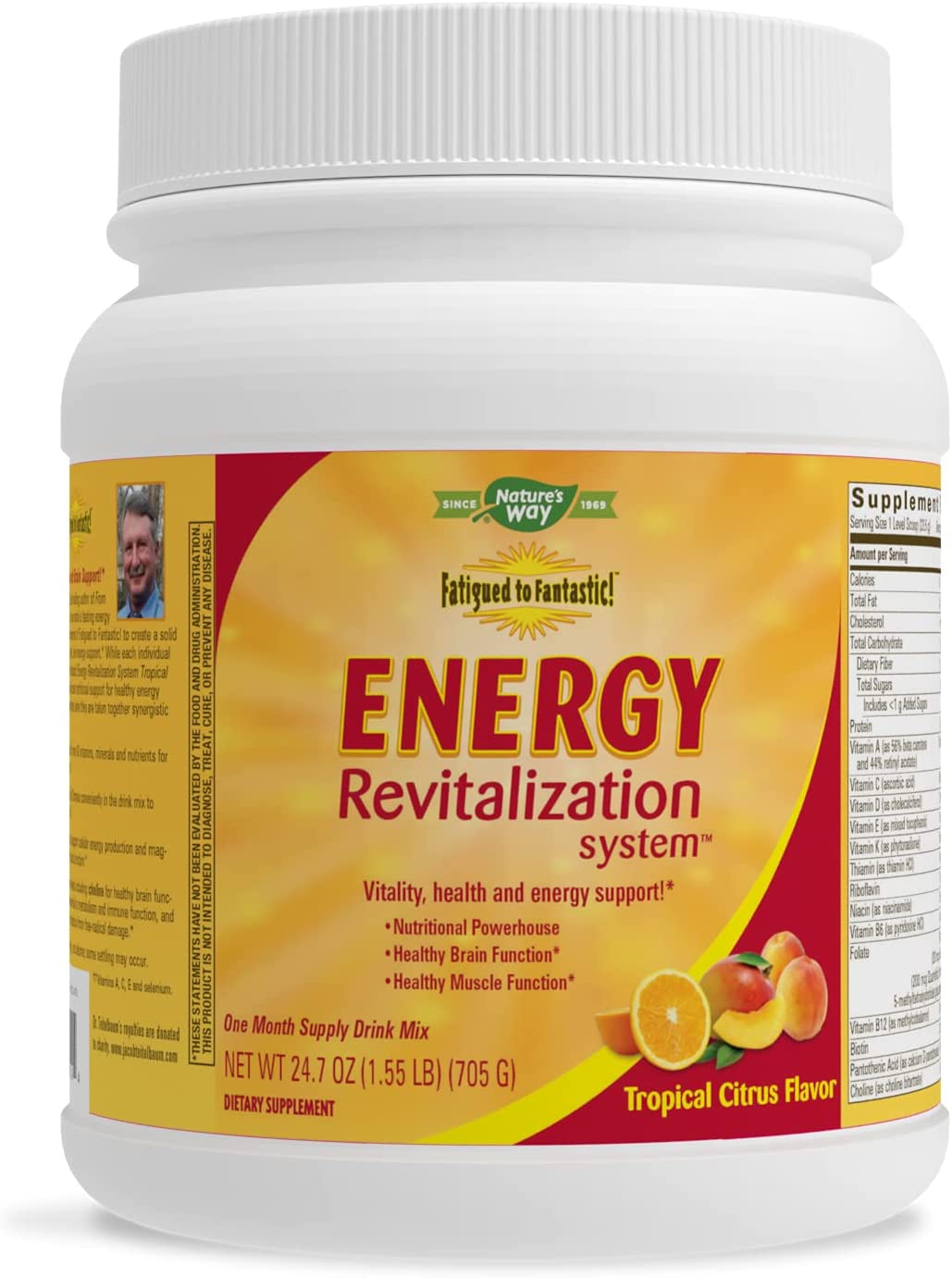 Fatigued to Fantastic Energy Citrus 30 days by Nature's Way