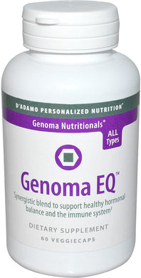 Genoma EQ 60 veggie caps by D'Adamo Personalized Nutrition