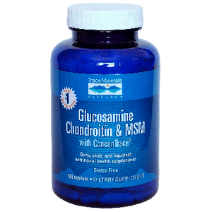 Glucosamine Chondroitin MSM 120 tablets by Trace Minerals Research