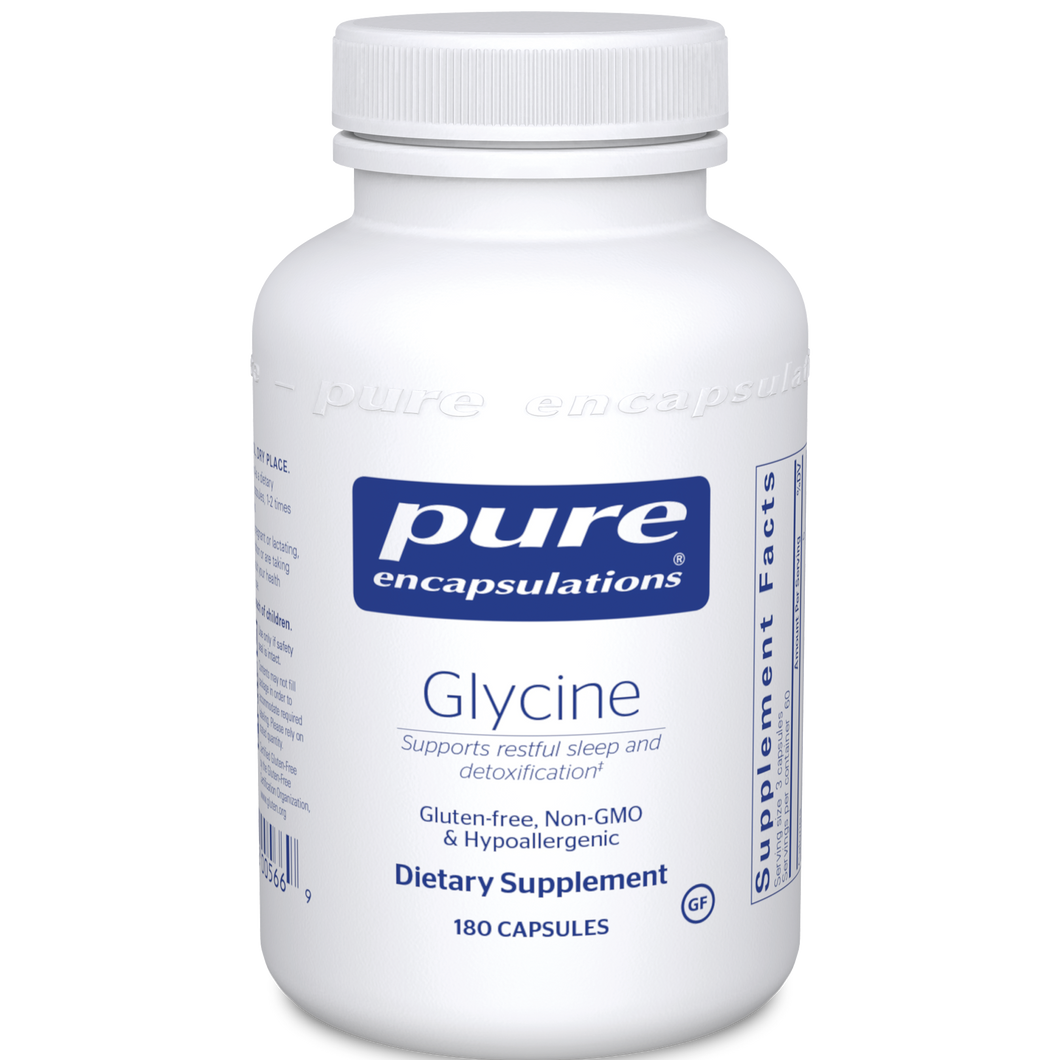 Glycine 500 mg 180 Capsules by Pure Encapsulations