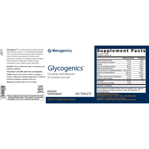 Metagenics Glycogenics -180 Tablets