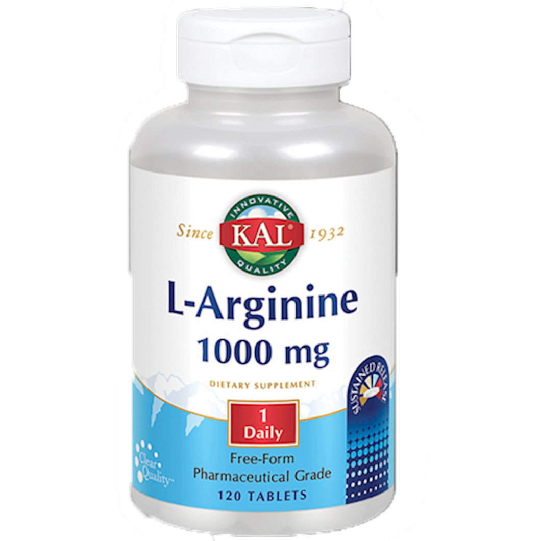L-Arginine SR 1000 mg 120 tablets by KAL
