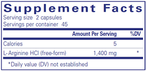L-Arginine 700 mg by Pure Encapsulations