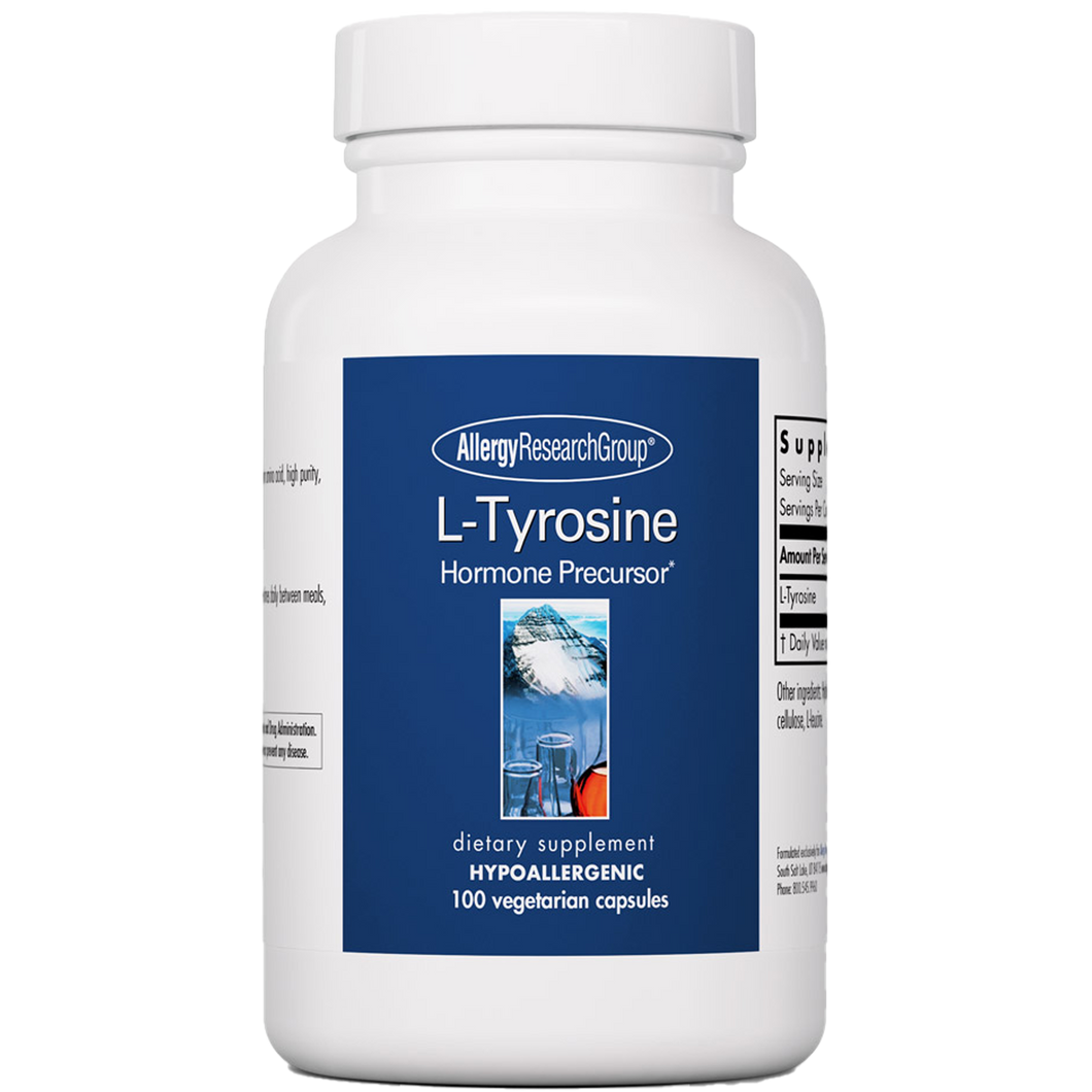 L-Tyrosine 500 mg 100 Capsules by Allergy Research Group