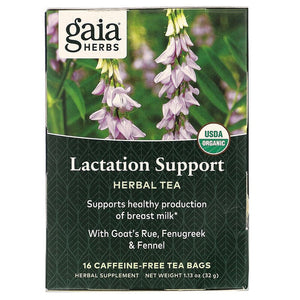 Lactation Support Tea 16 tea bags by Gaia Herbs