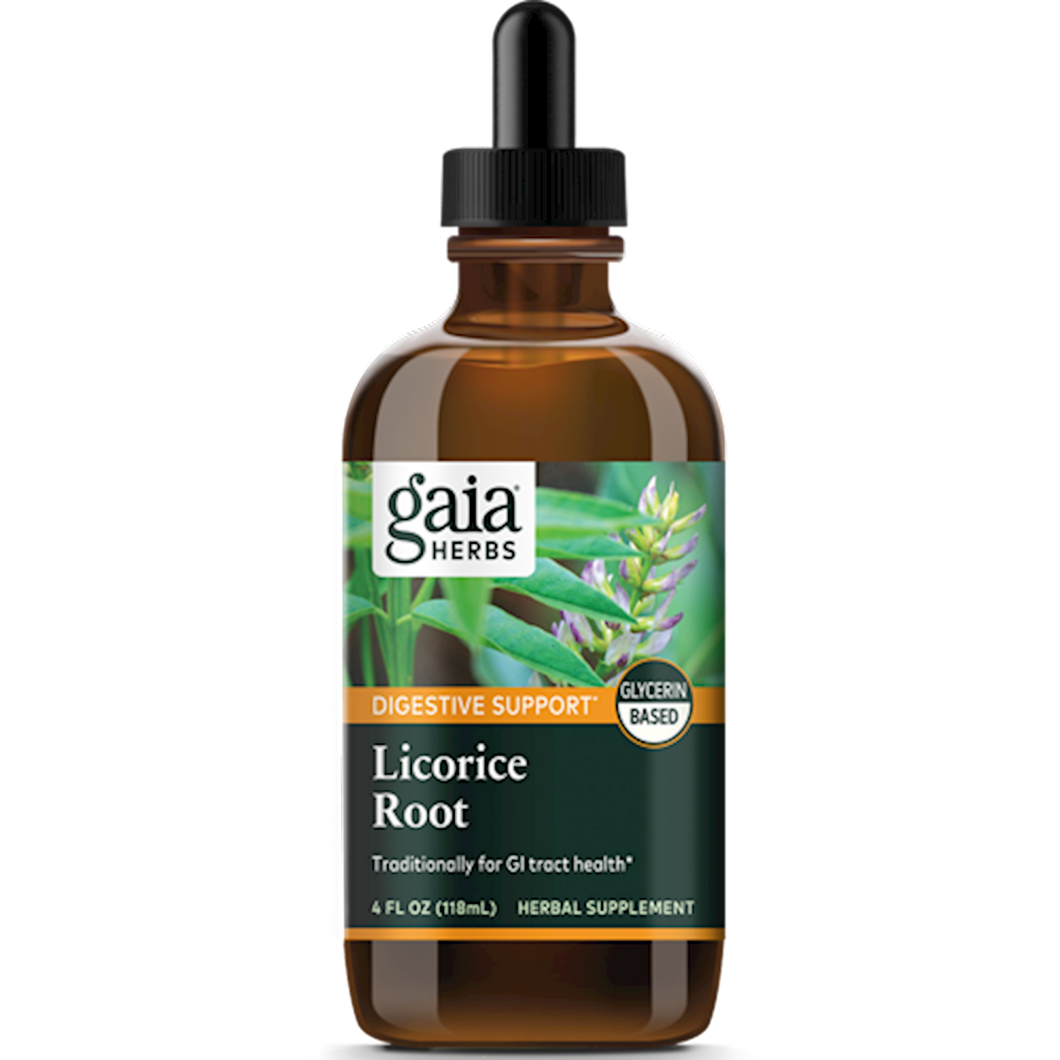 Licorice Root Alcohol Free 4 oz by Gaia Herbs