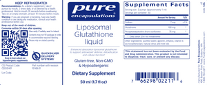 Liposomal Glutathione Liquid 1.7 fl oz by Pure Encapsulations