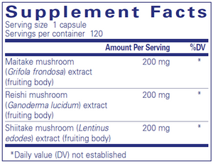M/R/S Mushroom Formula 120 Capsules by Pure Encapsulations