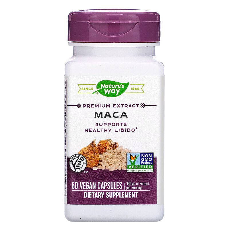 Maca Premium Extract 350 mg 60 Vegan Capsules by Nature's Way