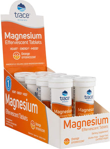 Magnesium Effervescent Tablets 4 tubes by Trace Minerals Research