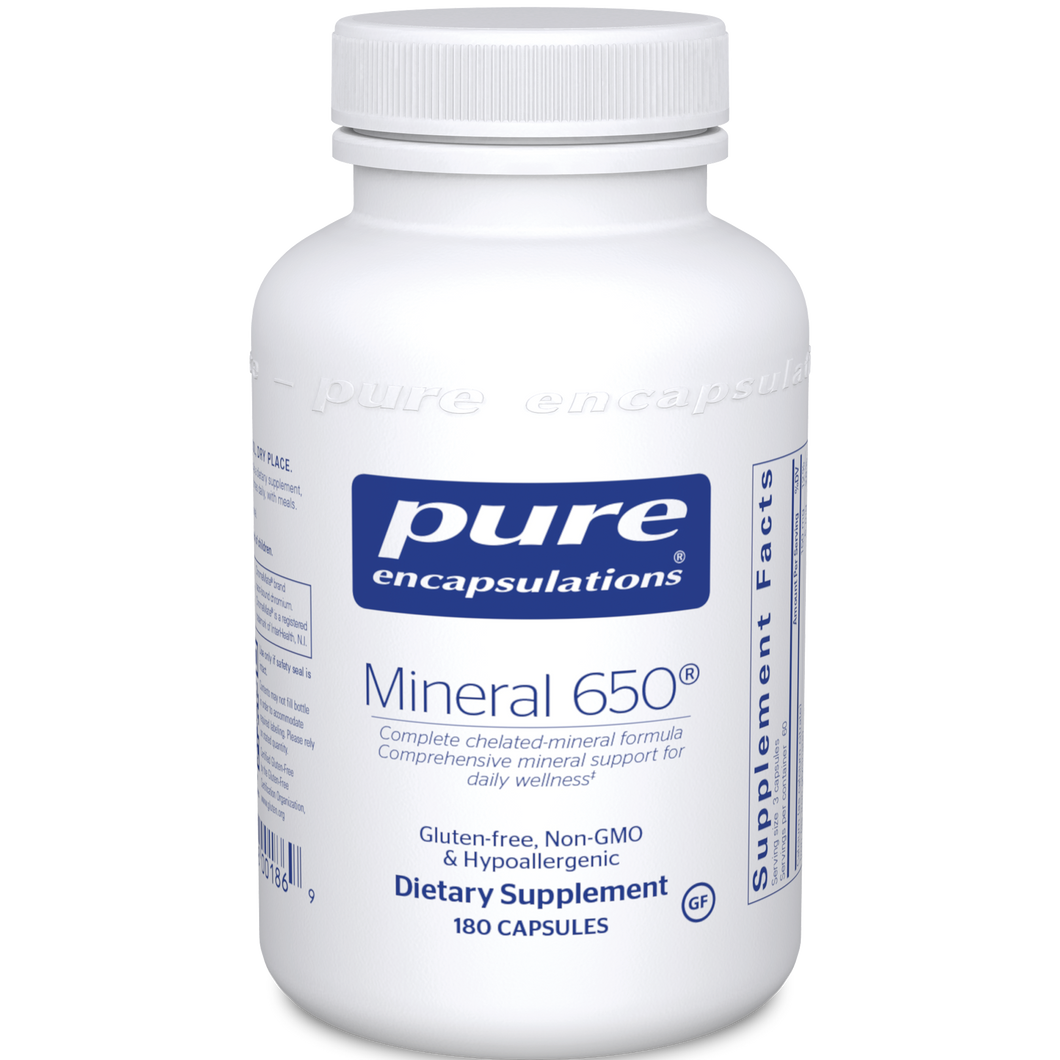 Mineral 650 180 Capsules by Pure Encapsulations