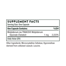 Molybdenum Glycinate - 60 Capsules by Thorne Research