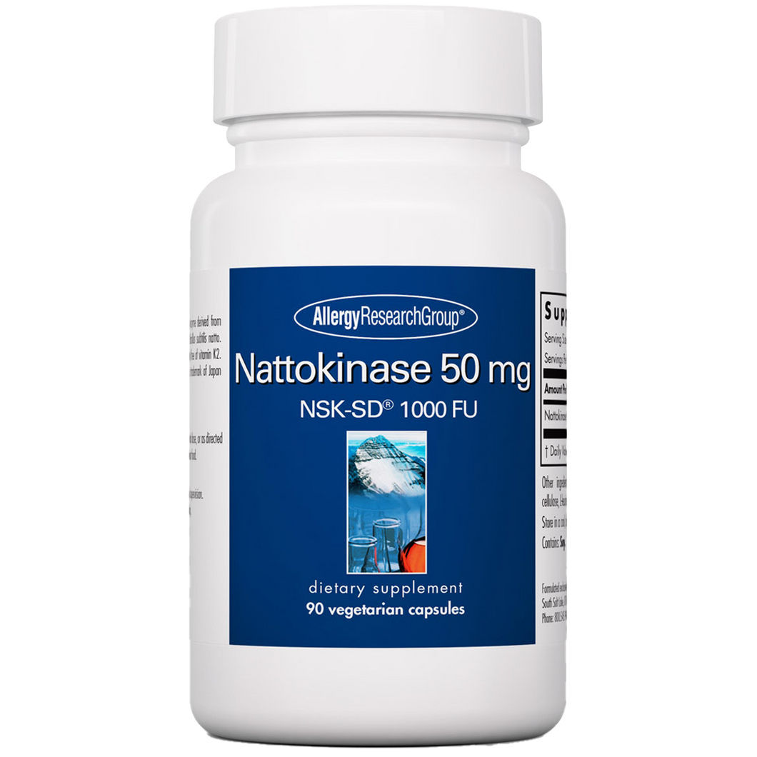 Nattokinase 50 mg NSK-SD 90 capsules by Allergy Research Group