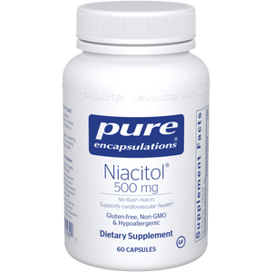 Niacitol (no-flush niacin) 500 mg by Pure Encapsulations