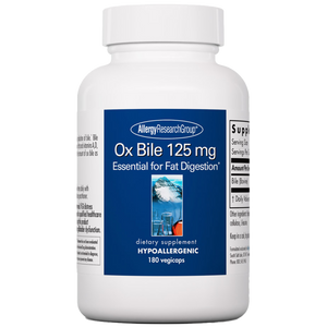 Ox Bile 125 mg 180 capsules Allergy Research Group
