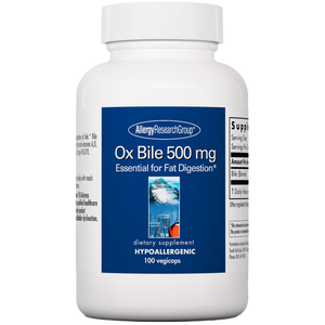 Ox Bile 500 mg 100 capsules Allergy Research Group