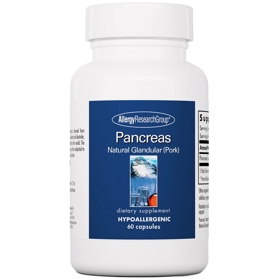Pancreas Pork 60 Capsules by Allergy Research Group
