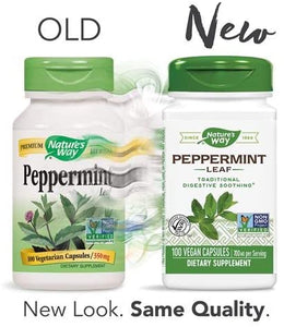 Peppermint Leaves 400 mg 100 capsules