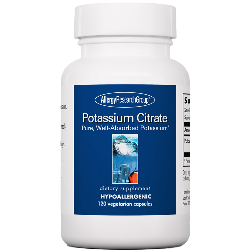 Potassium Citrate 120 Capsules by Allergy Research Group