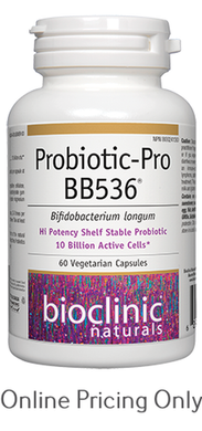 Probiotic-Pro BB536 60 vcaps by Bioclinic Naturals