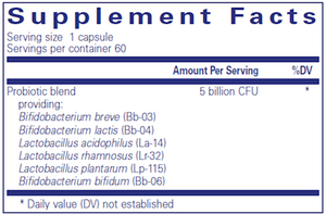 Pure-Probiotic 60 Capsules by Pure Encapsulations