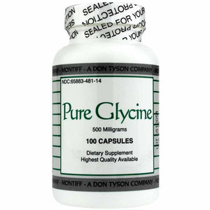 Pure Glycine 500 mg 100 capsules
