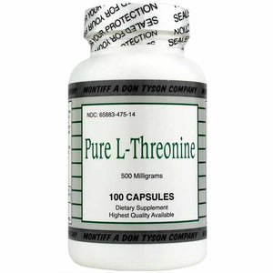 Pure L-Threonine 500 mg 100 capsules