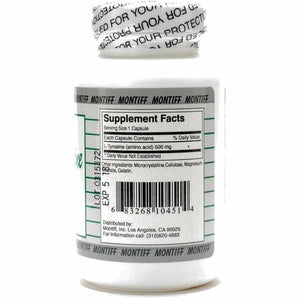 Pure L-Tyrosine 500 mg 100 capsules