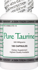Pure Taurine 500 mg 100 capsules