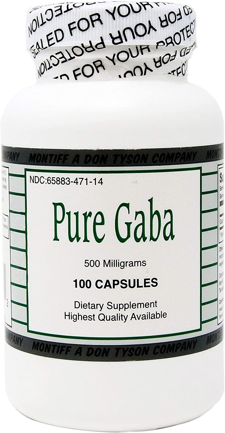 Pure Gaba 500 mg 100 capsules