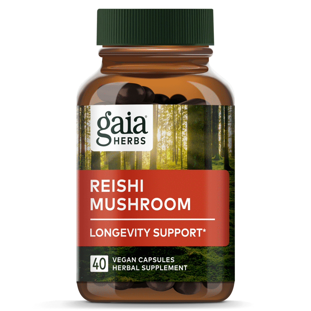 Reishi Mushroom 40 capsules by Gaia Herbs