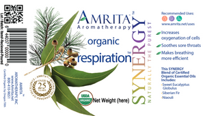Respiration Organic 10 ml by Amrita Aromatherapy