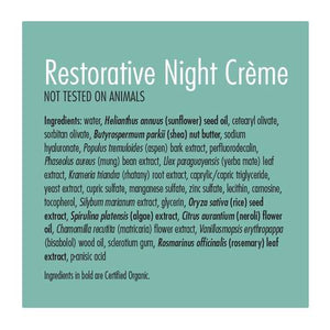Restorative Night Crème 1.67 oz by D'Adamo Personalized Nutrition