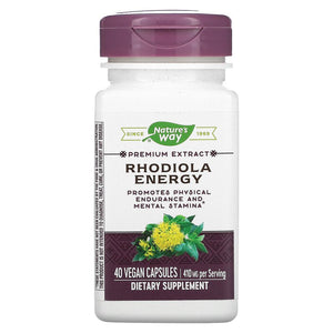 Rhodiola Energy 40 capsules by nature's way