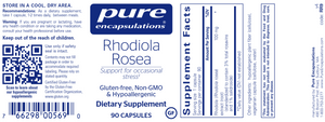 Rhodiola Rosea 100 mg by Pure Encapsulations