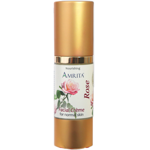 Rose Facial Creme for Normal Skin 1 oz by Amrita Aromatherapy