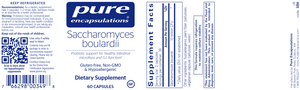 Saccharomyces boulardii 60 Capsules by Pure Encapsulations