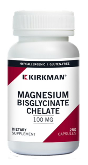 Magnesium Bisglycinate Chelate 250 Capsules by Kirkman Labs