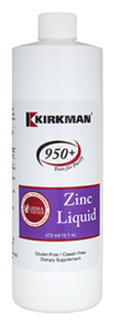 Zinc Liquid 16 fl oz by Kirkman Labs