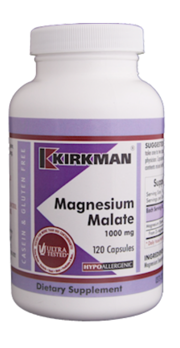 Kirkman Labs Magnesium Malate 1000 mg 120 Capsules